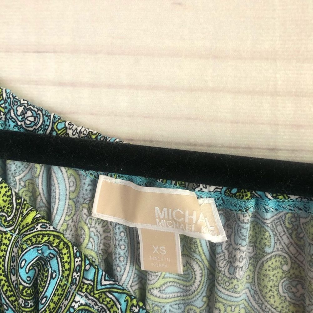 MICHAEL Michael Kors Paisley Print Peasant Blouse - Picture 4 of 6